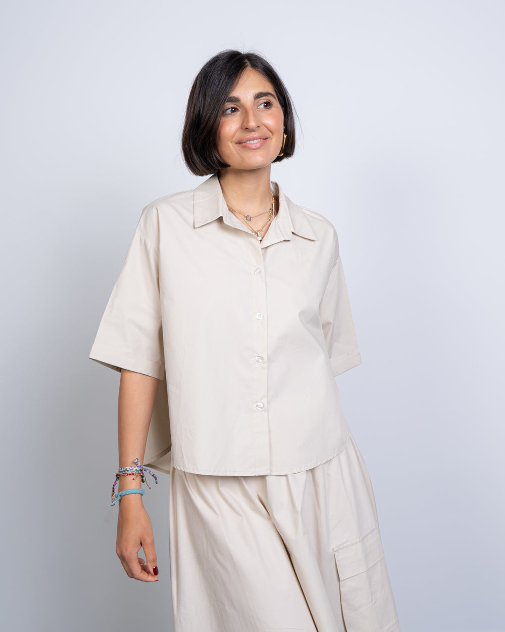 CAMICIA SIRIA SABBIA