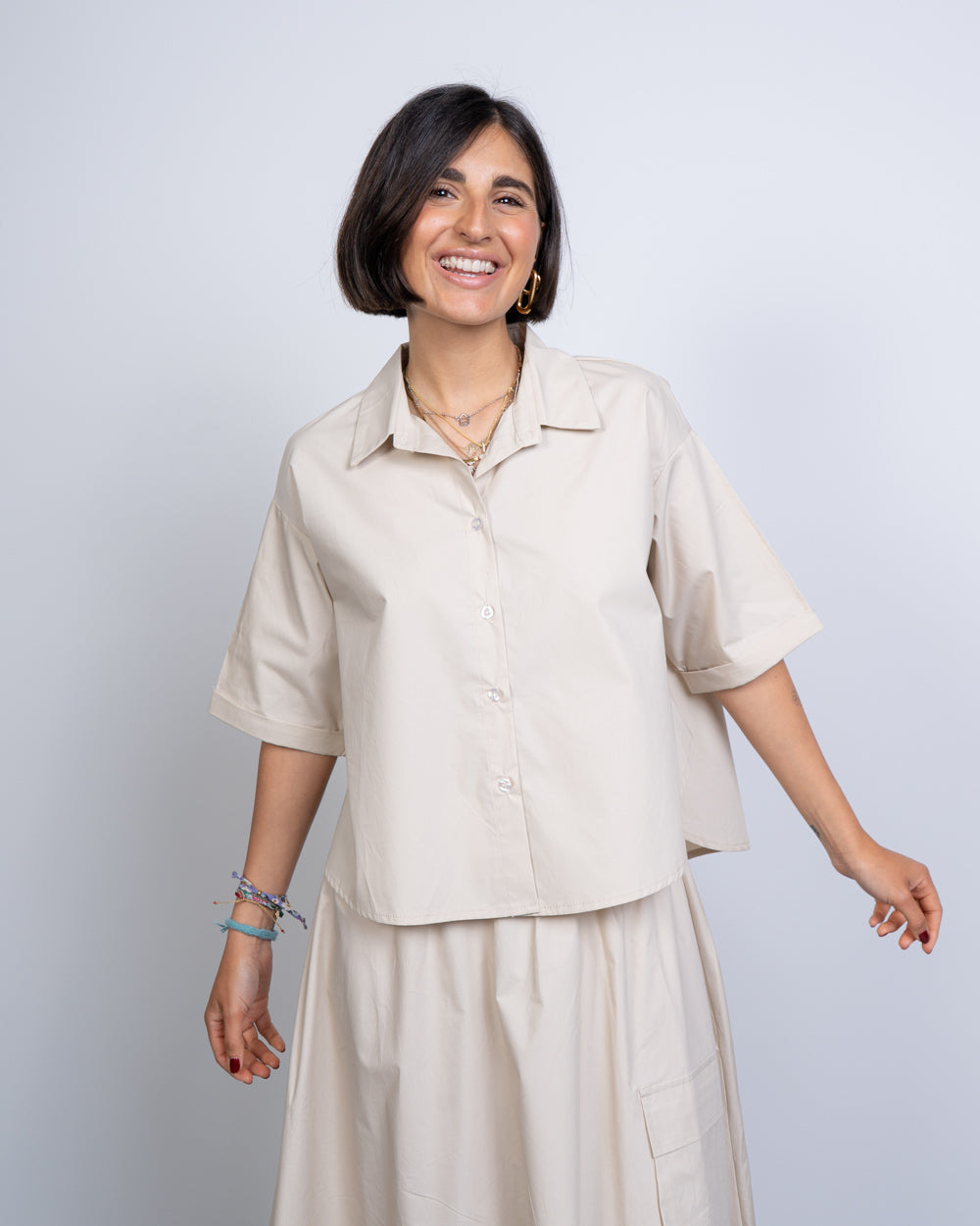 CAMICIA SIRIA SABBIA