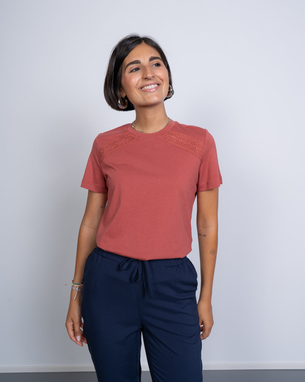 T-SHIRT SAVANNA MARSALA