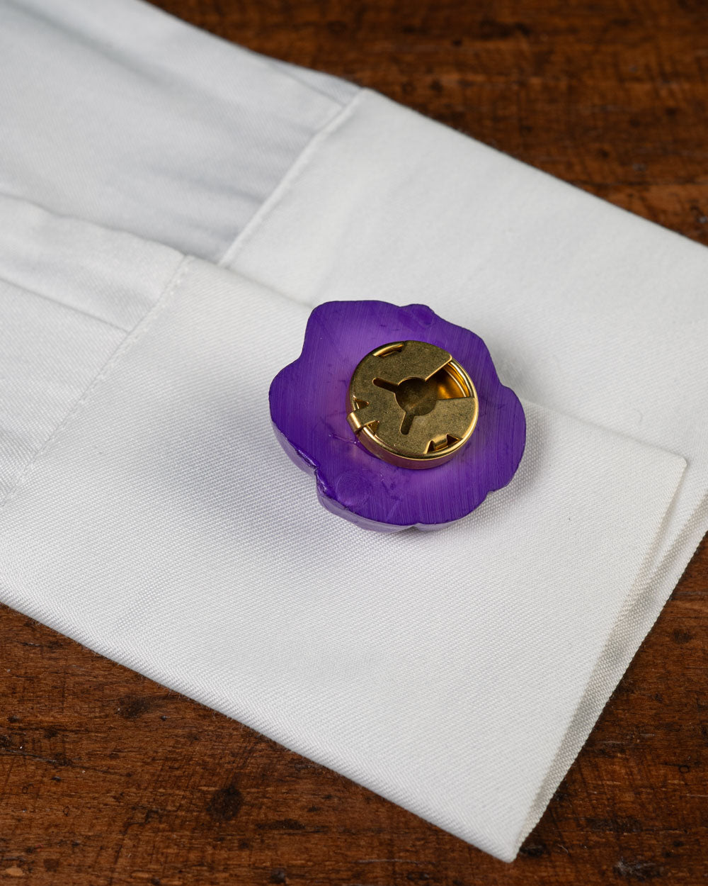 COPRI BOTTONE INES VIOLA