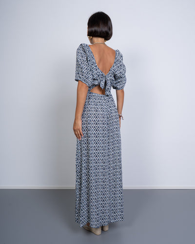 VESTITO MARRAKECH BLU