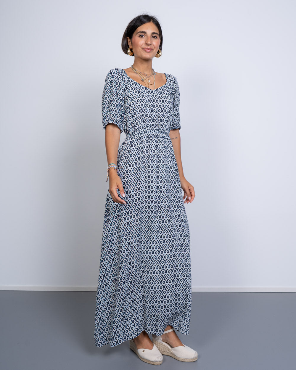 VESTITO MARRAKECH BLU