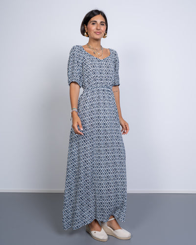 VESTITO MARRAKECH BLU