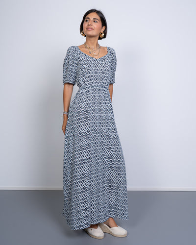 VESTITO MARRAKECH BLU