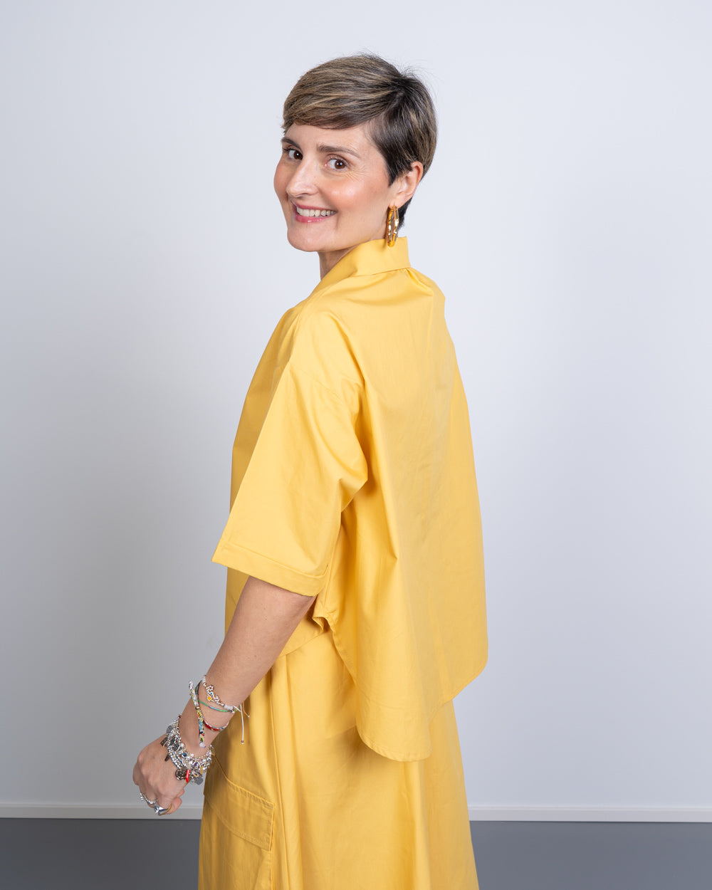 CAMICIA SIRIA SENAPE