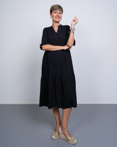 VESTITO EASY JOY 2/4 NERO