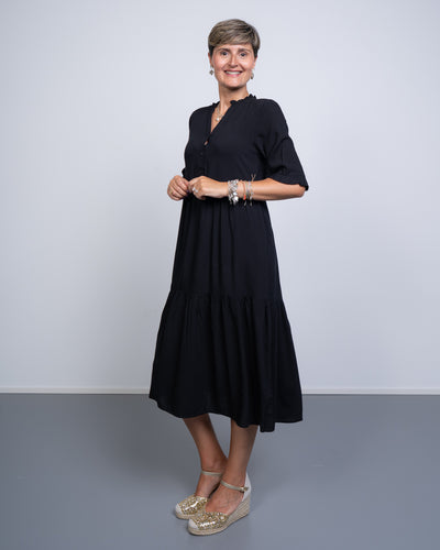 VESTITO EASY JOY 2/4 NERO