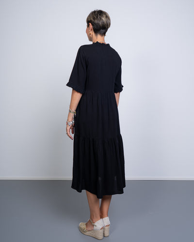 VESTITO EASY JOY 2/4 NERO