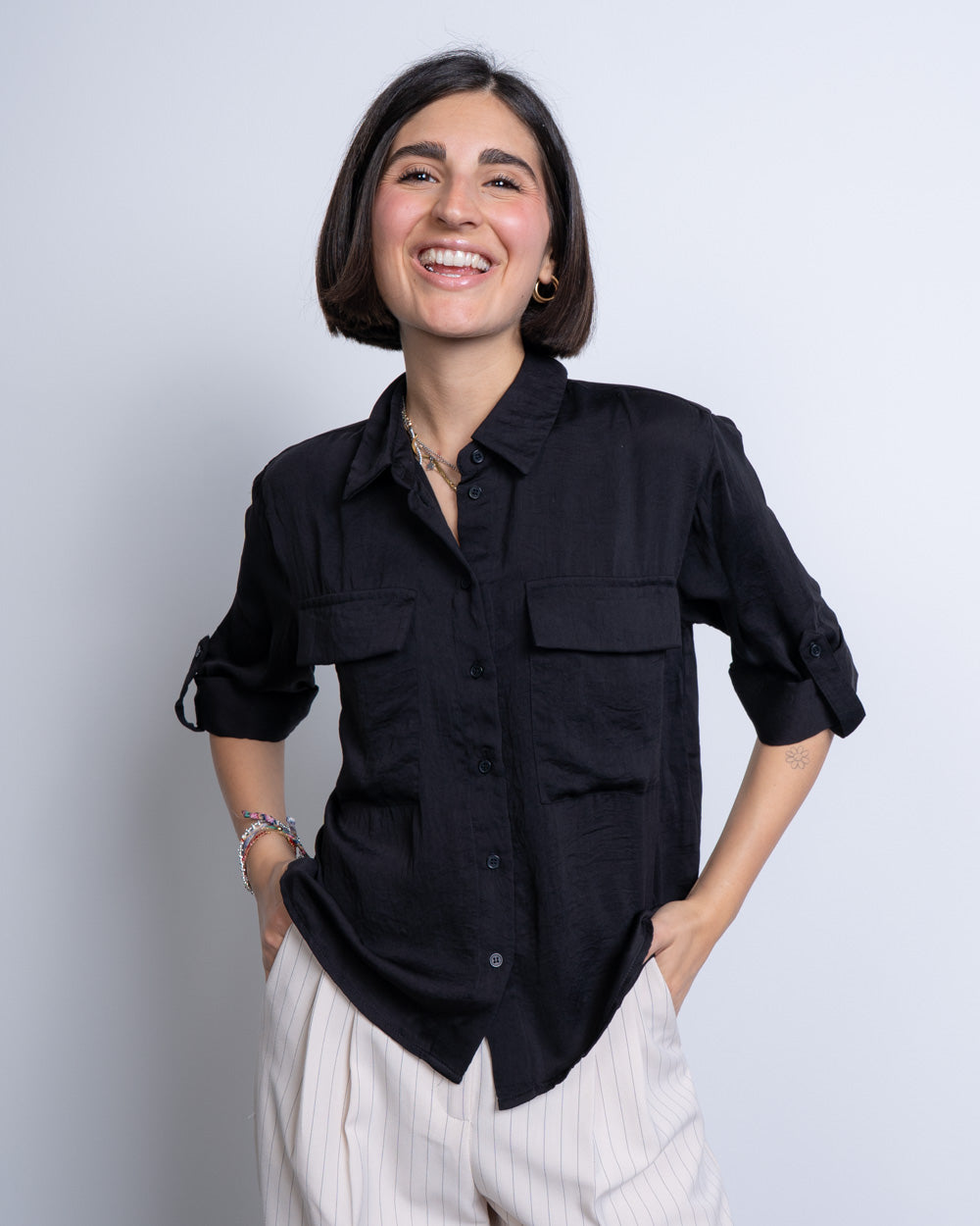 CAMICIA FABIANA NERO