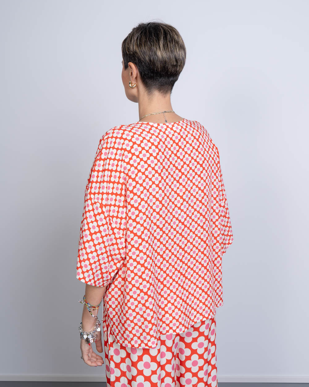 BLUSA ROSANNA MARGHERITA PICCOLA CORALLO
