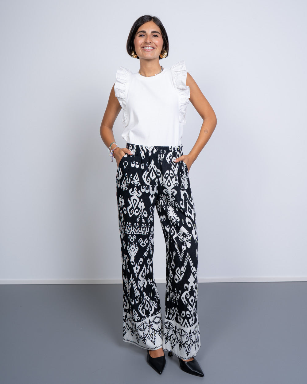 PANTALONE JASMINA NERO