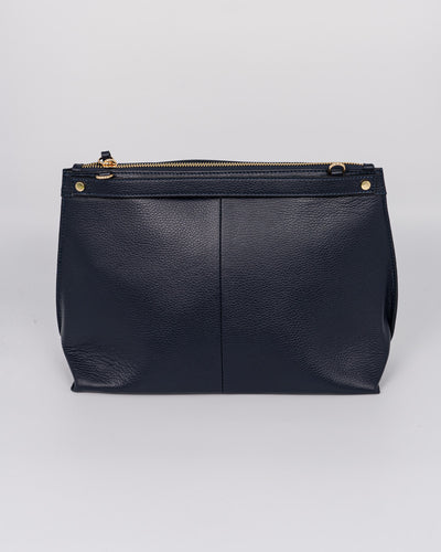 BORSA SOFY PELLE BLU