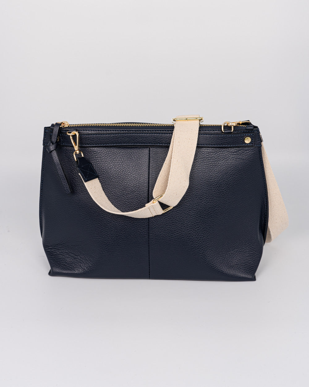 BORSA SOFY PELLE BLU