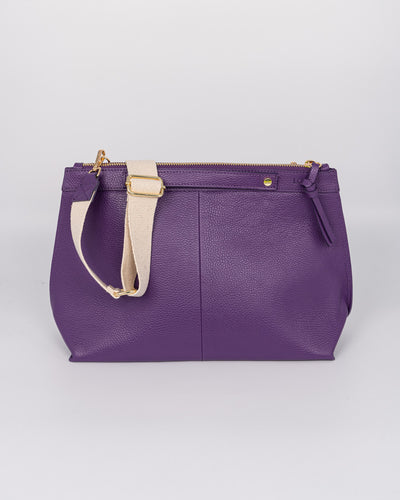 BORSA SOFY PELLE VIOLA