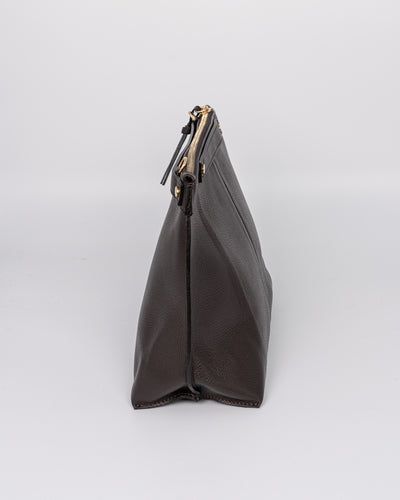 BORSA SOFY PELLE TESTA DI MORO