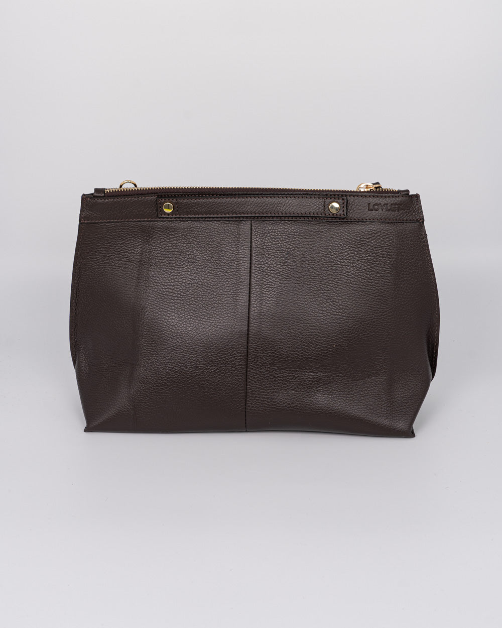 BORSA SOFY PELLE TESTA DI MORO