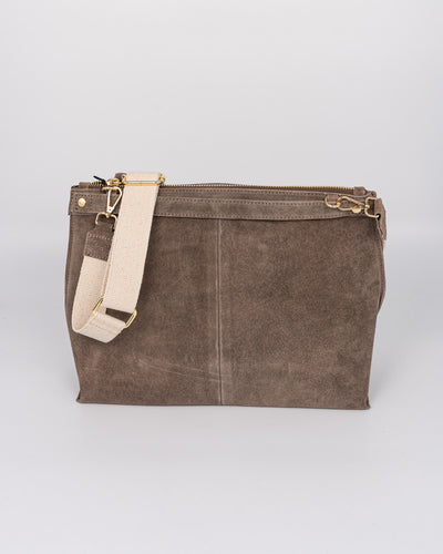 BORSA SOFY CAMOSCIO TAUPE