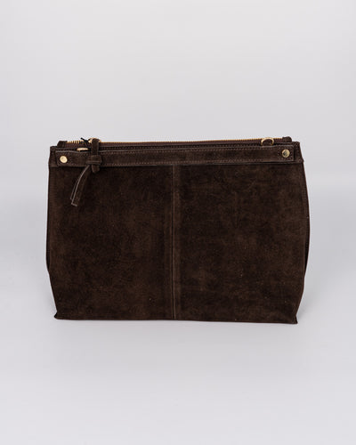 BORSA SOFY CAMOSCIO MARRONE
