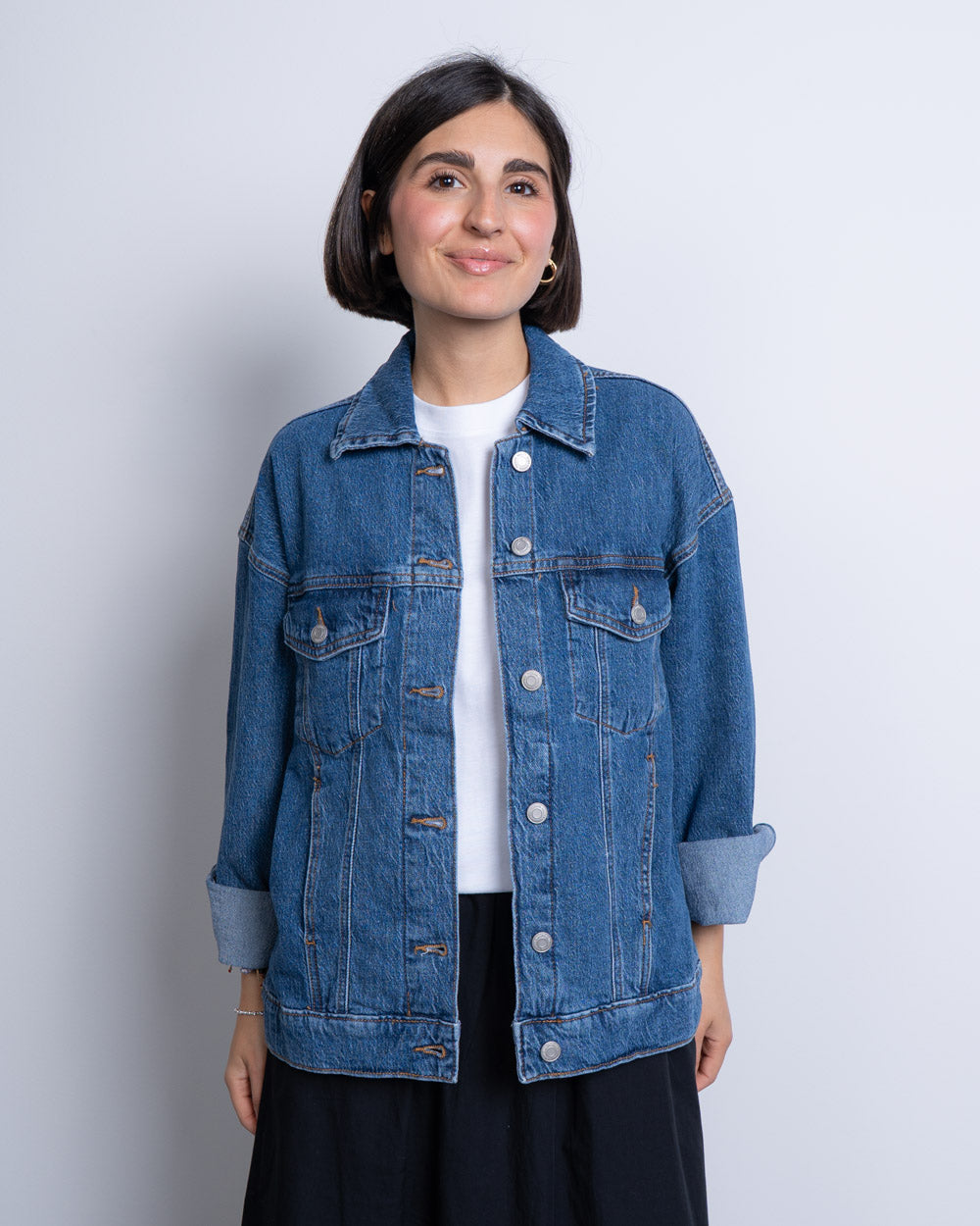 GIUBBINO TESSA DENIM MEDIO