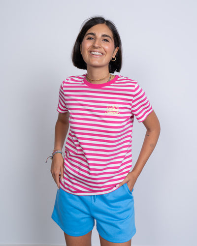 T-SHIRT SILKE FUXIA