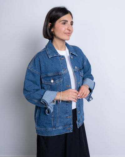 GIUBBINO TESSA DENIM MEDIO