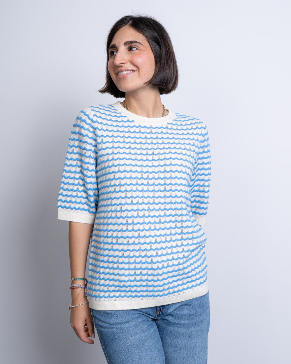 T-SHIRT LUMA BLU