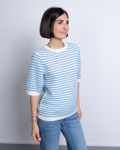 T-SHIRT LUMA BLU