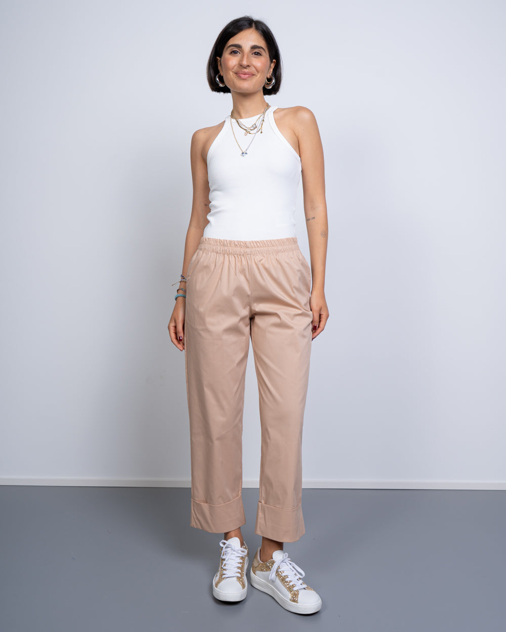 PANTALONE JANET SABBIA