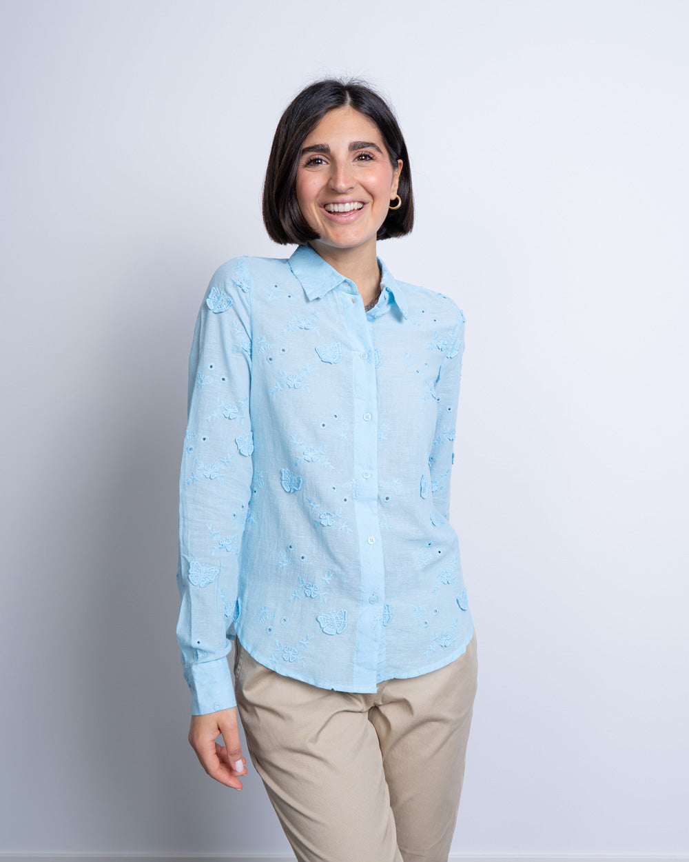 CAMICIA PUNA BLU