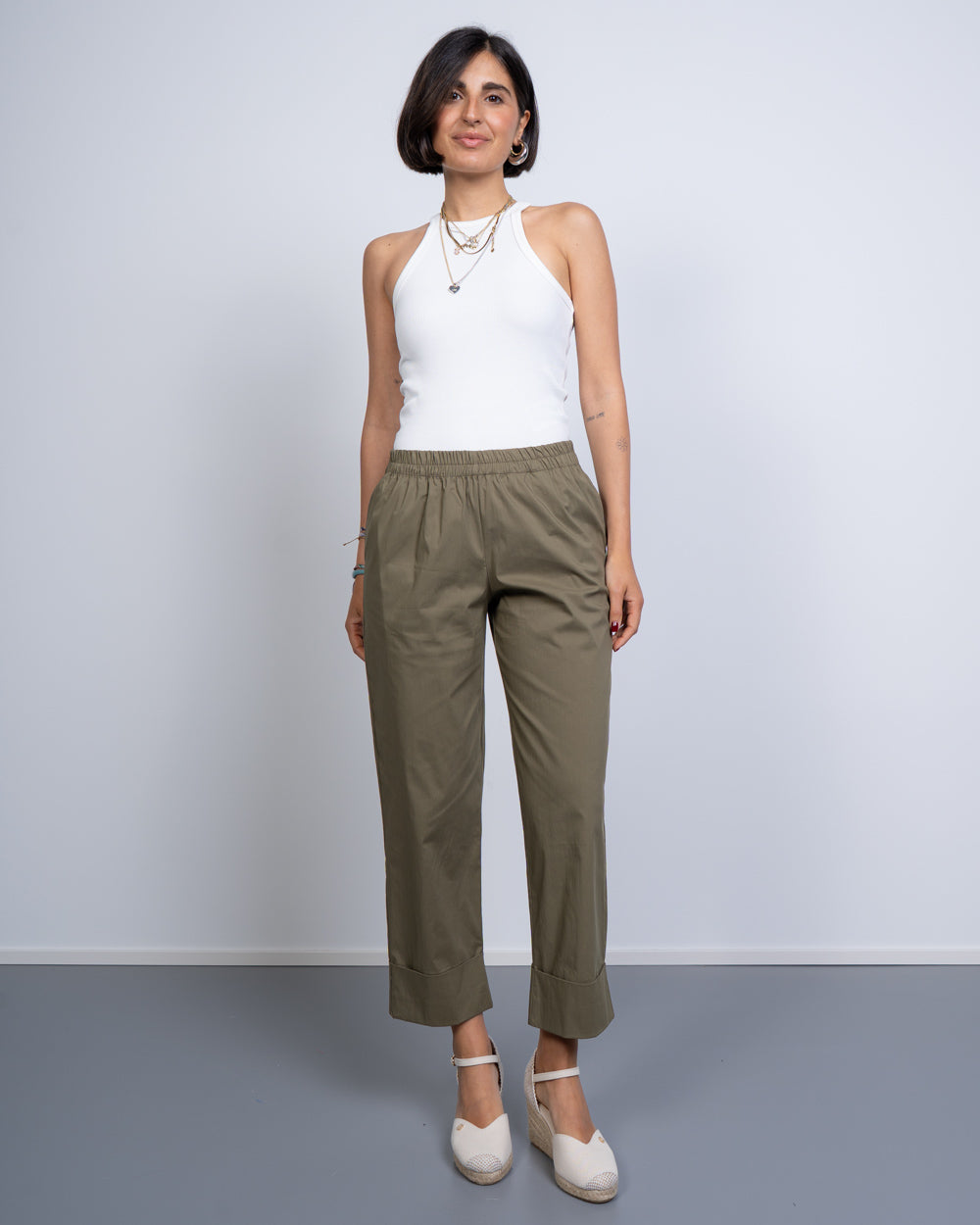 PANTALONE JANET MILITARE