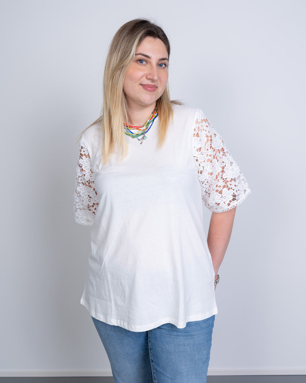 T-SHIRT CREAM BIANCO