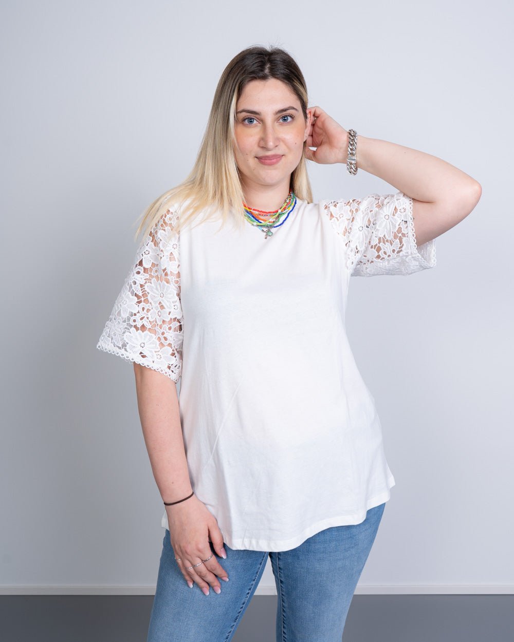 T-SHIRT CREAM BIANCO