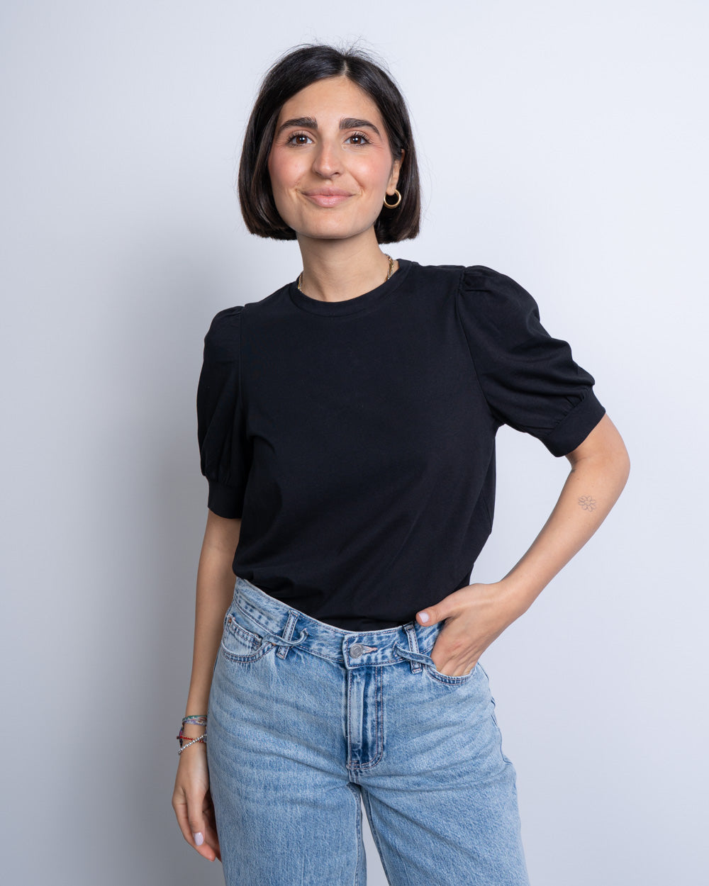T-SHIRT KERRY NERO