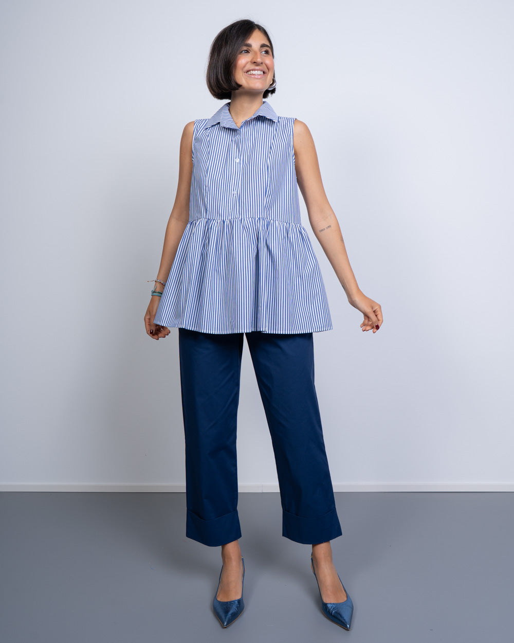 PANTALONE JANET BLU