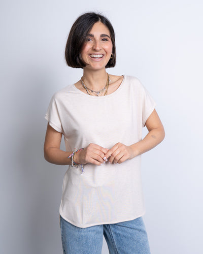 T-SHIRT REBEL BEIGE