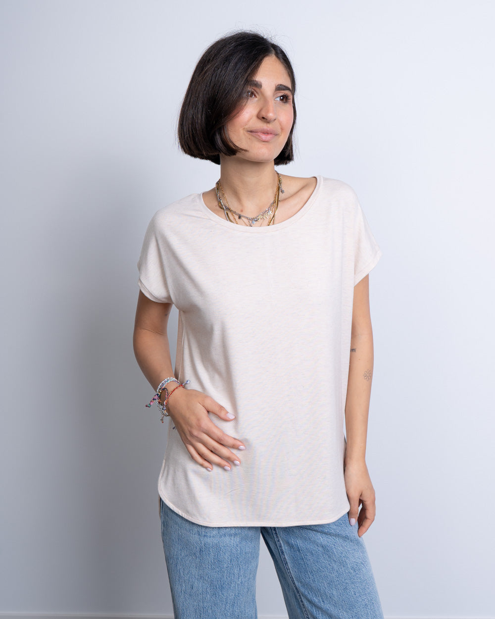 T-SHIRT REBEL BEIGE
