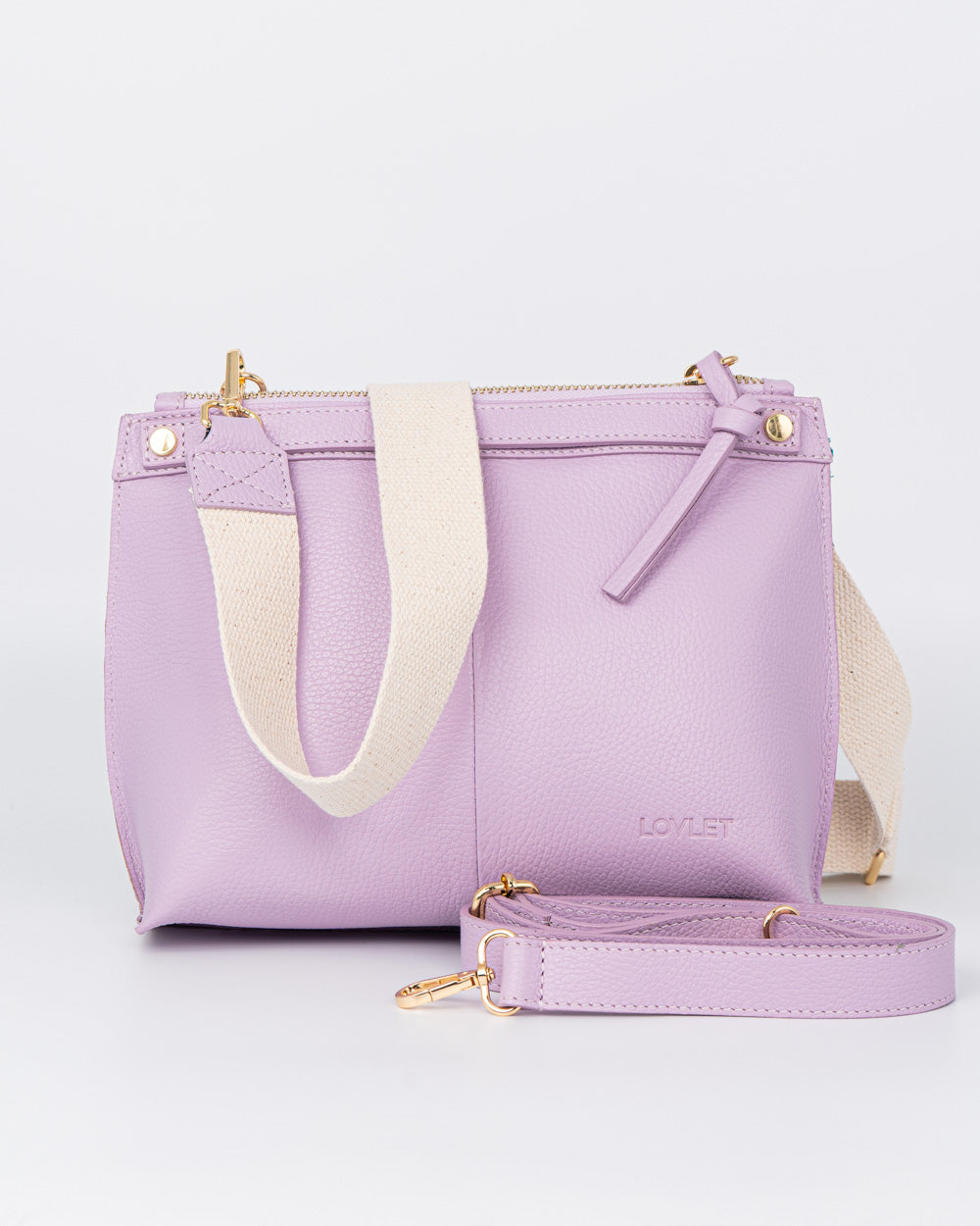 BORSA MINI SOFY PELLE LILLA
