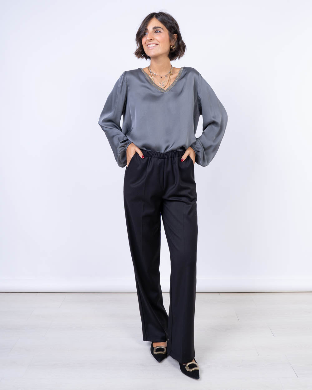 BLUSA CALLA FUMO