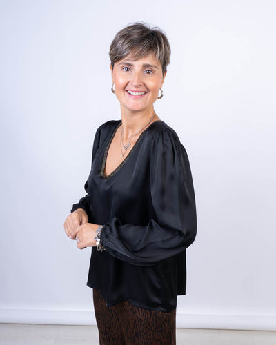 BLUSA CALLA NERO