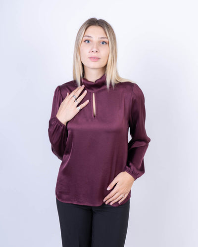 BLUSA CAMOMILLA BORDEAUX