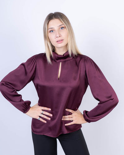 BLUSA CAMOMILLA BORDEAUX