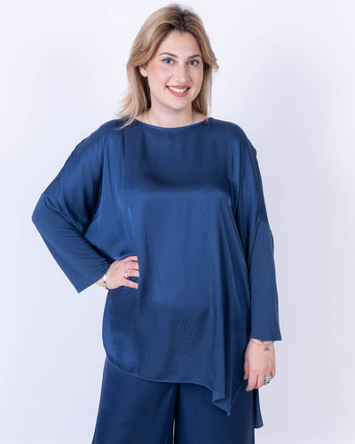 BLUSA MANDORLO BLU