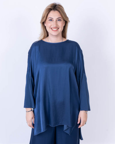 BLUSA MANDORLO BLU