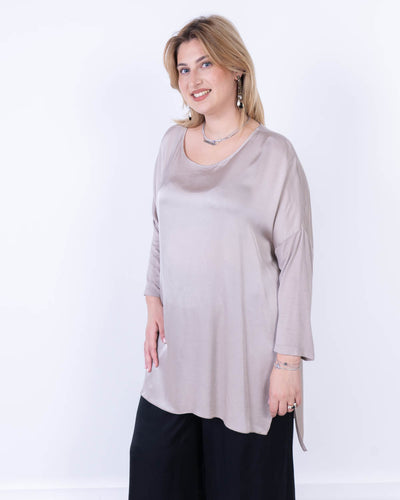 BLUSA MANDORLO SETA