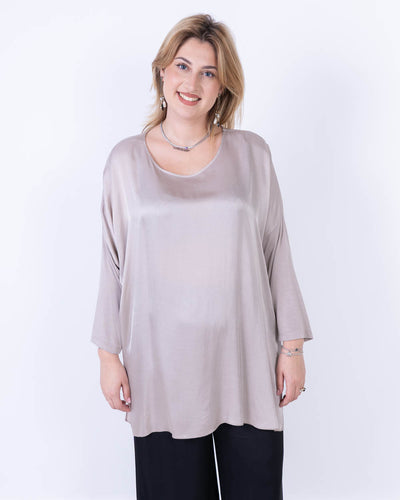 BLUSA MANDORLO SETA