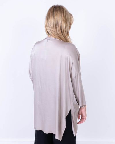 BLUSA MANDORLO SETA