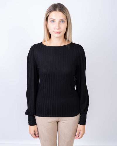 MAGLIONE ROSE NERO