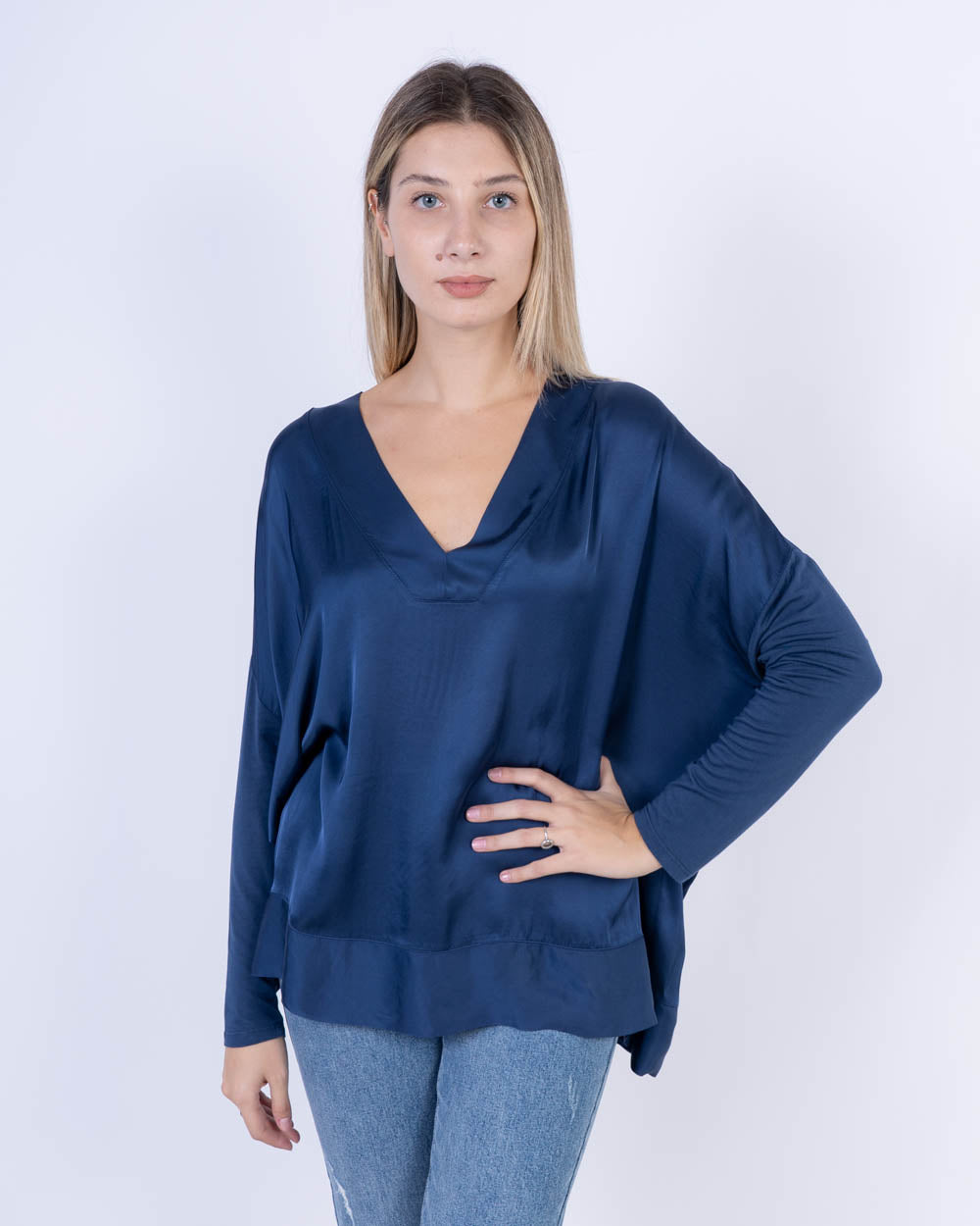 BLUSA SALICE BLU