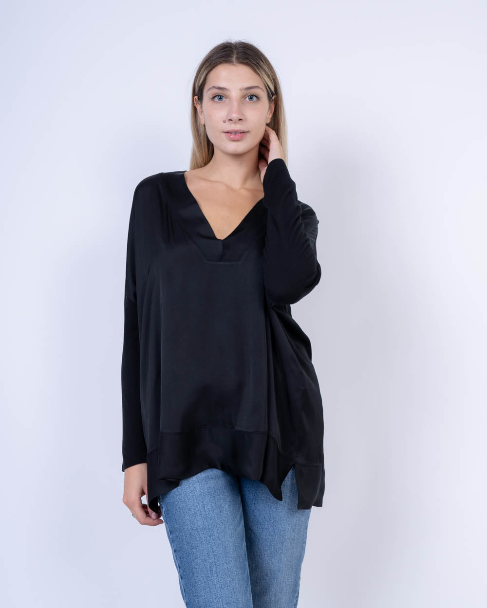 BLUSA SALICE NERO