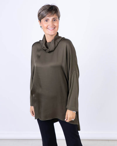 BLUSA ULIVO VERDE MILITARE